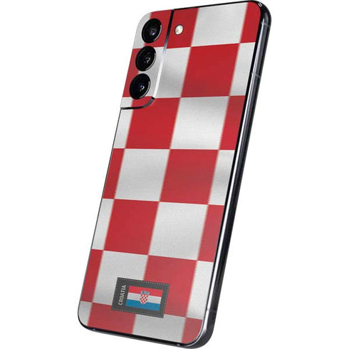 Croatia Soccer Flag Galaxy S22 Plus Skin